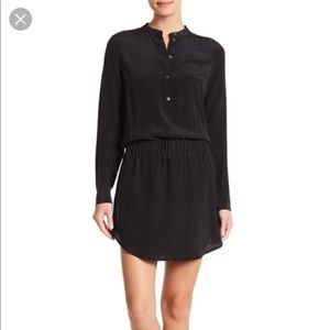 NEW WITH TAGS Black Equipment Silk Dress